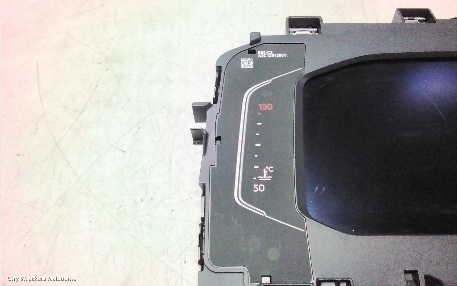 VOLKSWAGEN TIGUAN INSTRUMENT CLUSTER, INSTRUMENT CLUSTER, AUTO T/M, PETROL, SOUND & VISION PACKAGE TYPE, 5NA, 06/2016 - 02/2021