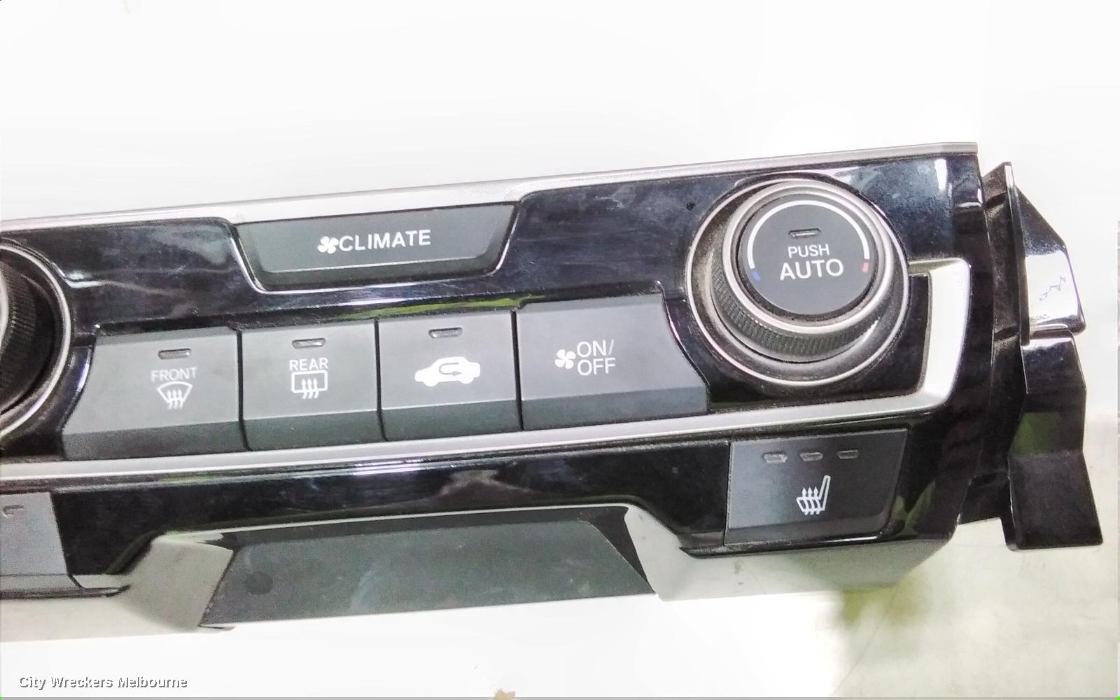 HONDA CIVIC HEATER/AC CONTROLS, 10TH GEN, SINGLE ZONE CLIMATE CONTROL TYPE, 05/2016 - 08/2021