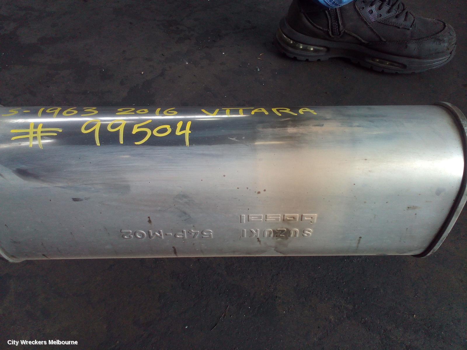 SUZUKI VITARA EXHAUST SYSTEM, VITARA, LY (VIN TSM), 06/2015 ONWARDS