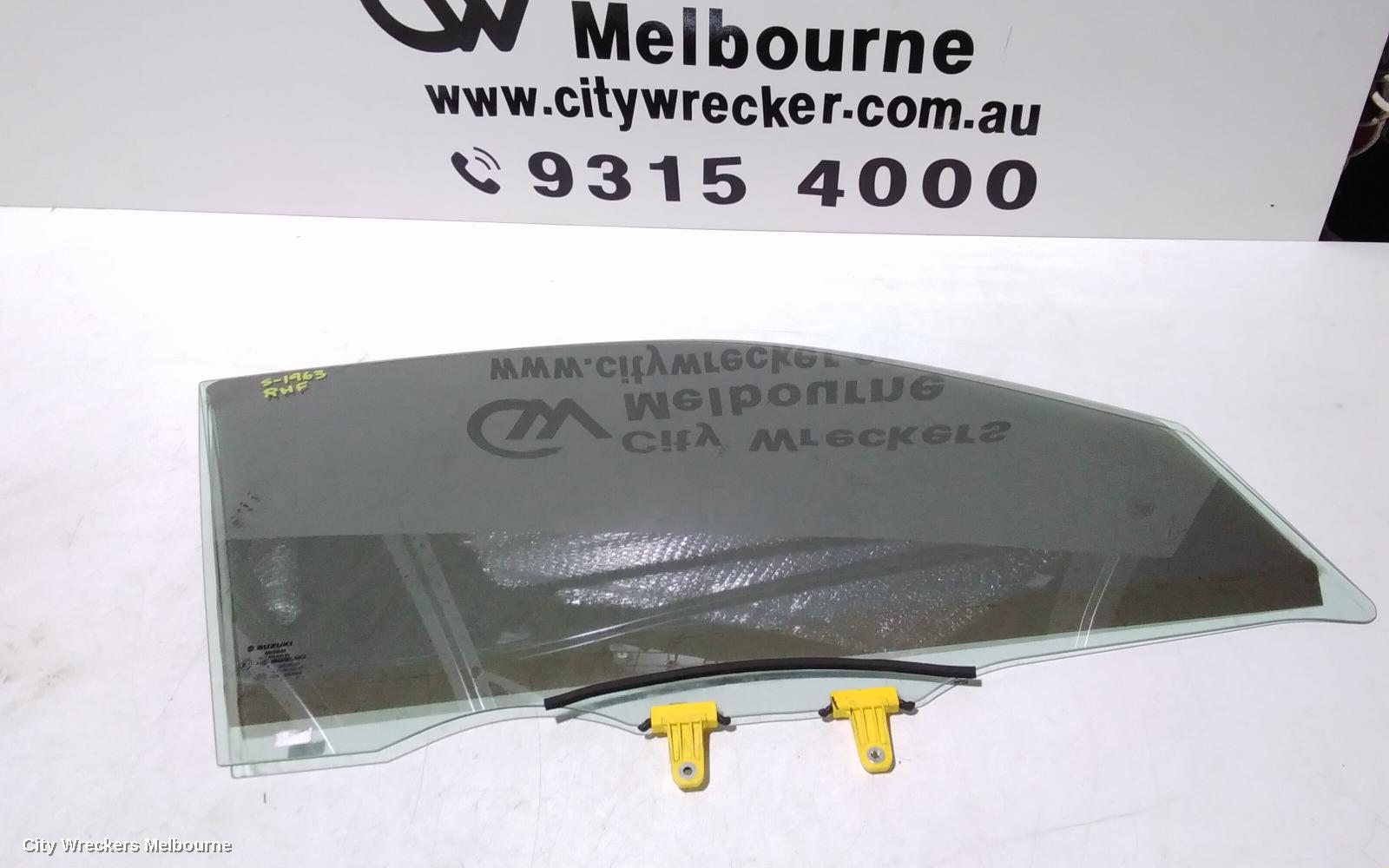 SUZUKI VITARA RIGHT FRONT DOOR WINDOW, VITARA, LY (VIN TSM), 06/2015 ONWARDS