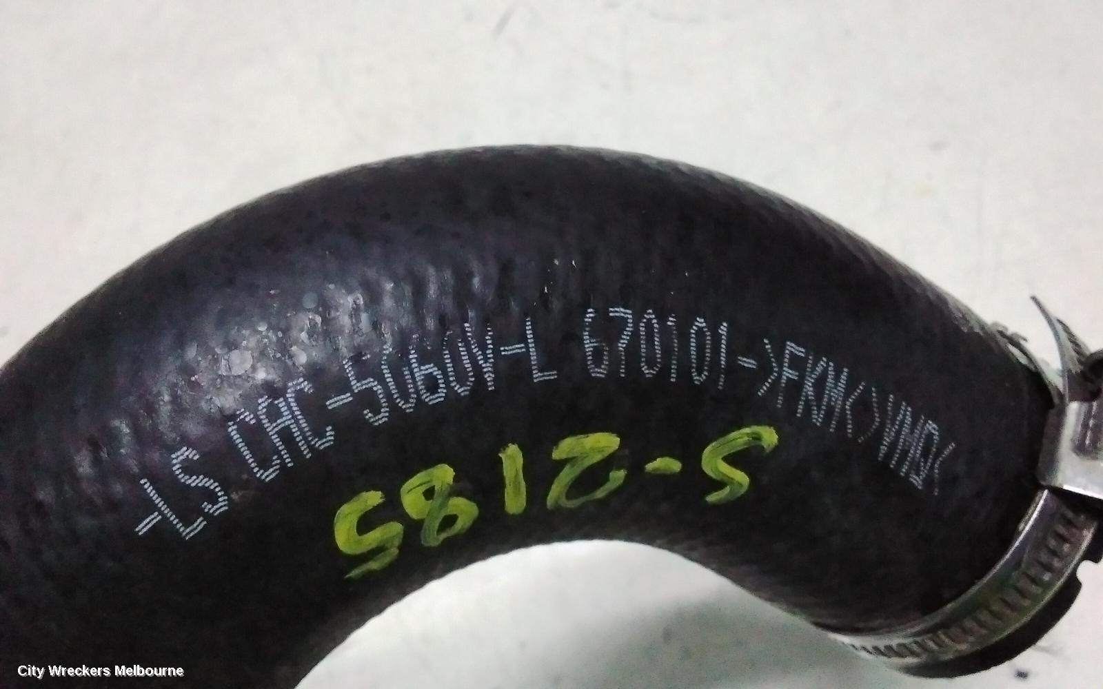 HOLDEN COLORADO, RG, 06/2012 - 12/2020, INTERCOOLER HOSE RHS: 99558