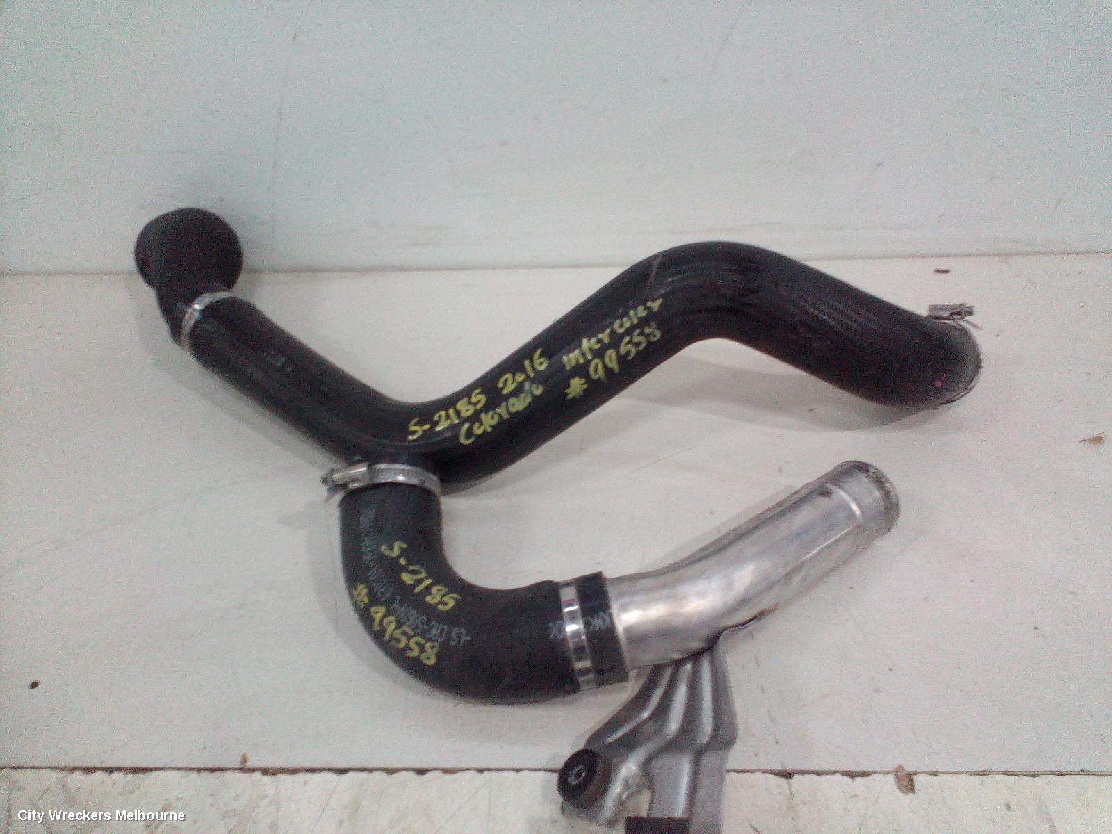 HOLDEN COLORADO, RG, 06/2012 - 12/2020, INTERCOOLER HOSE: 99558