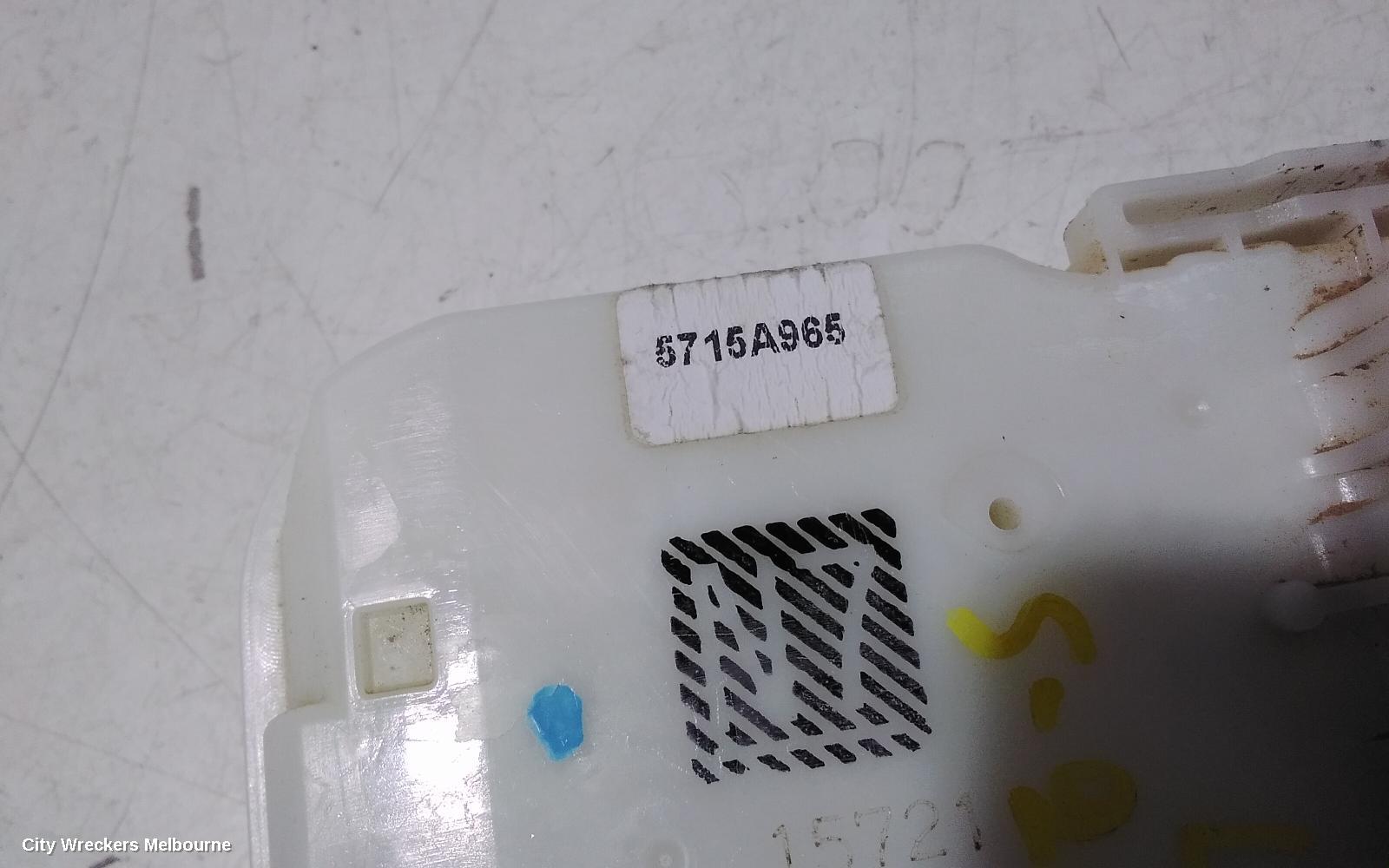 MITSUBISHI TRITON DOOR/BOOT/GATE LOCK, LEFT FRONT DOOR LOCK, SINGLE/EXTRA/DUAL CAB, MQ-MR, 04/2015 ONWARDS