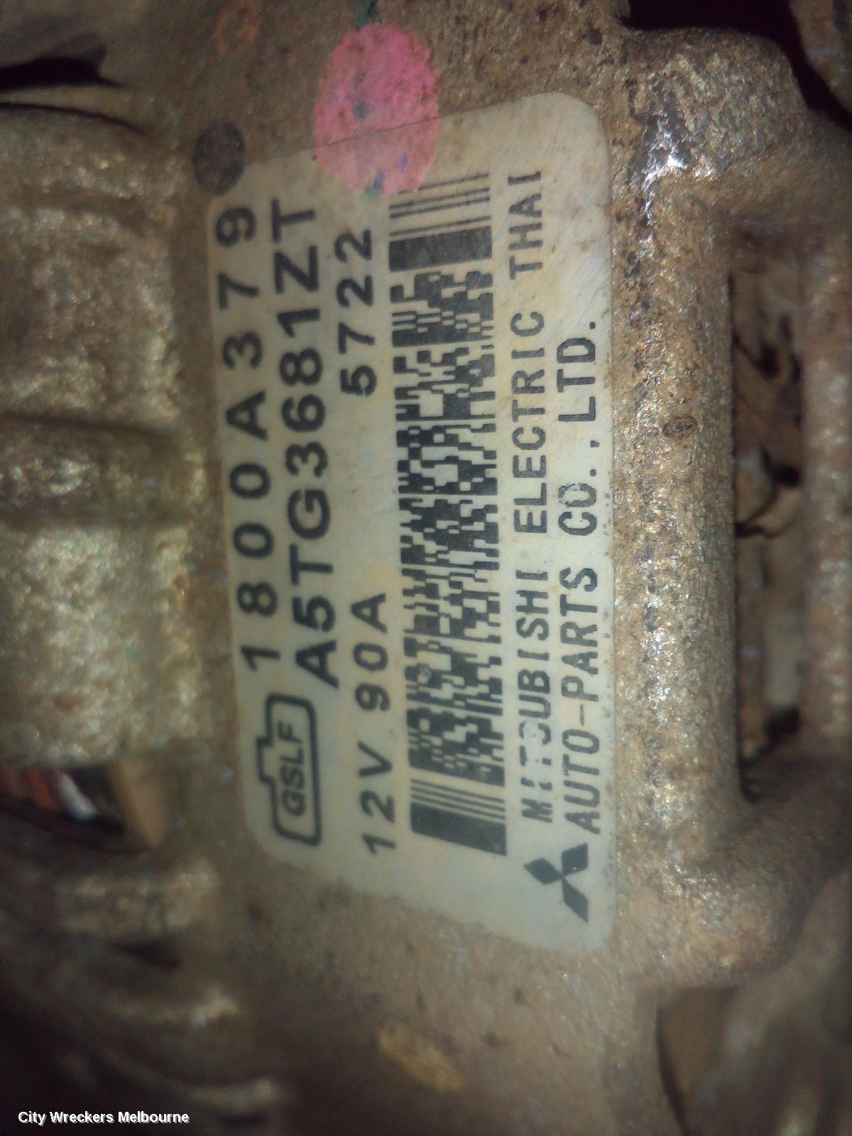 MITSUBISHI TRITON ALTERNATOR, DIESEL, 2.4, 4N15, MQ-MR, 04/2015 ONWARDS