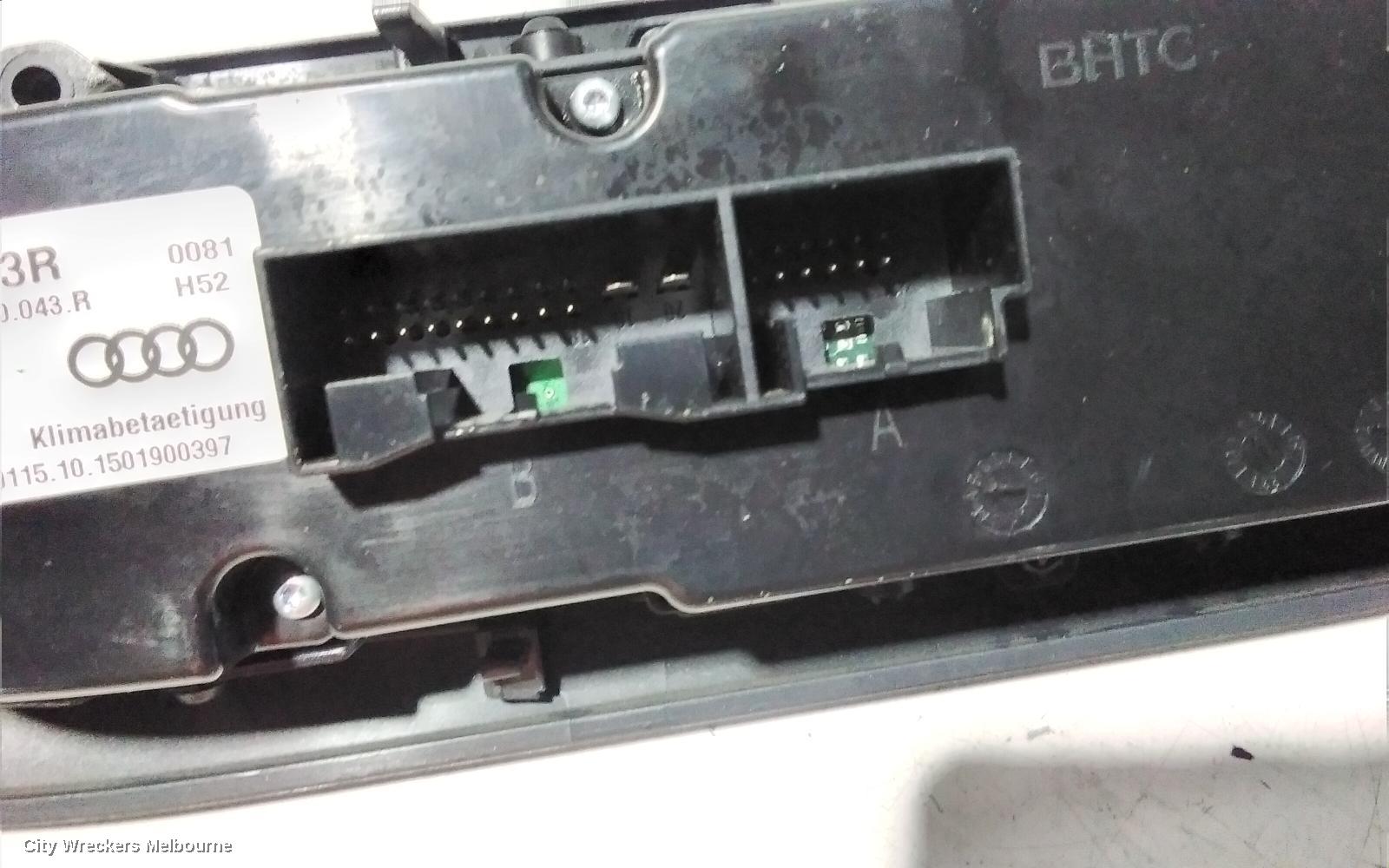 AUDI Q7 HEATER/AC CONTROLS, FRONT, CLIMATE CONTROL TYPE, 4M, 09/2015 - 03/2020
