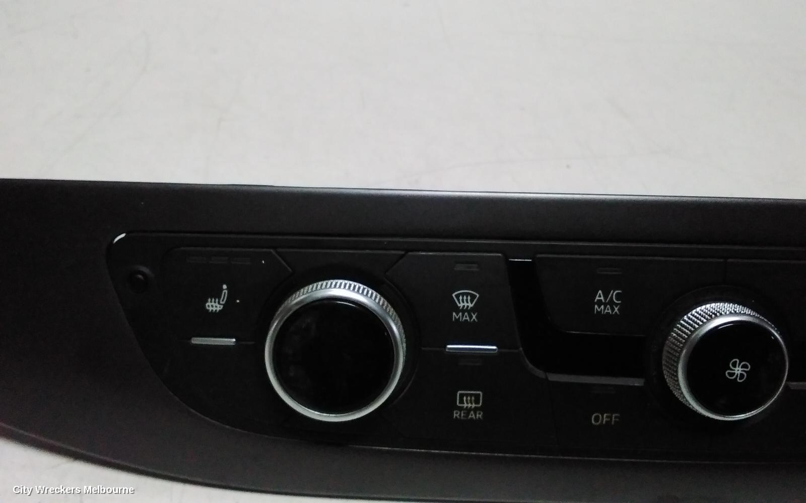 AUDI Q7 HEATER/AC CONTROLS, FRONT, CLIMATE CONTROL TYPE, 4M, 09/2015 - 03/2020