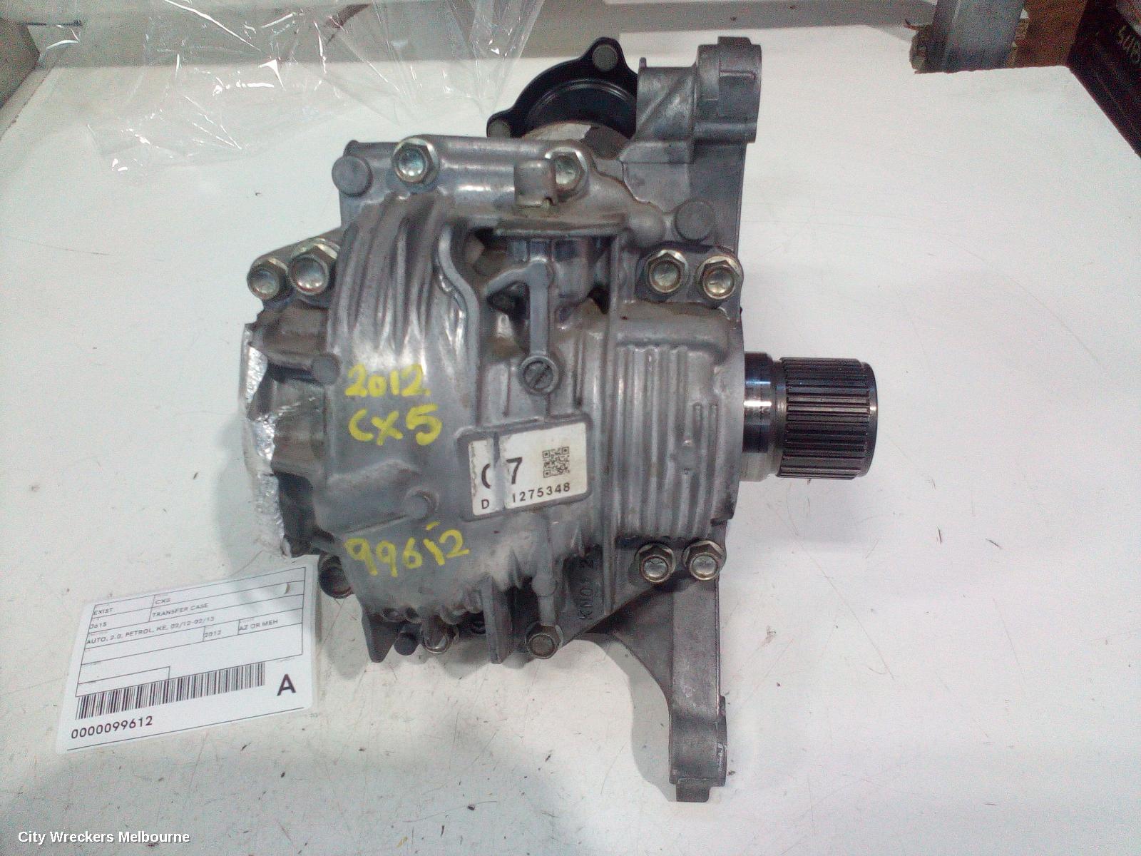 MAZDA CX5 TRANSFER CASE, AUTO, 2.0, PETROL, KE, 02/2012 - 02/2013