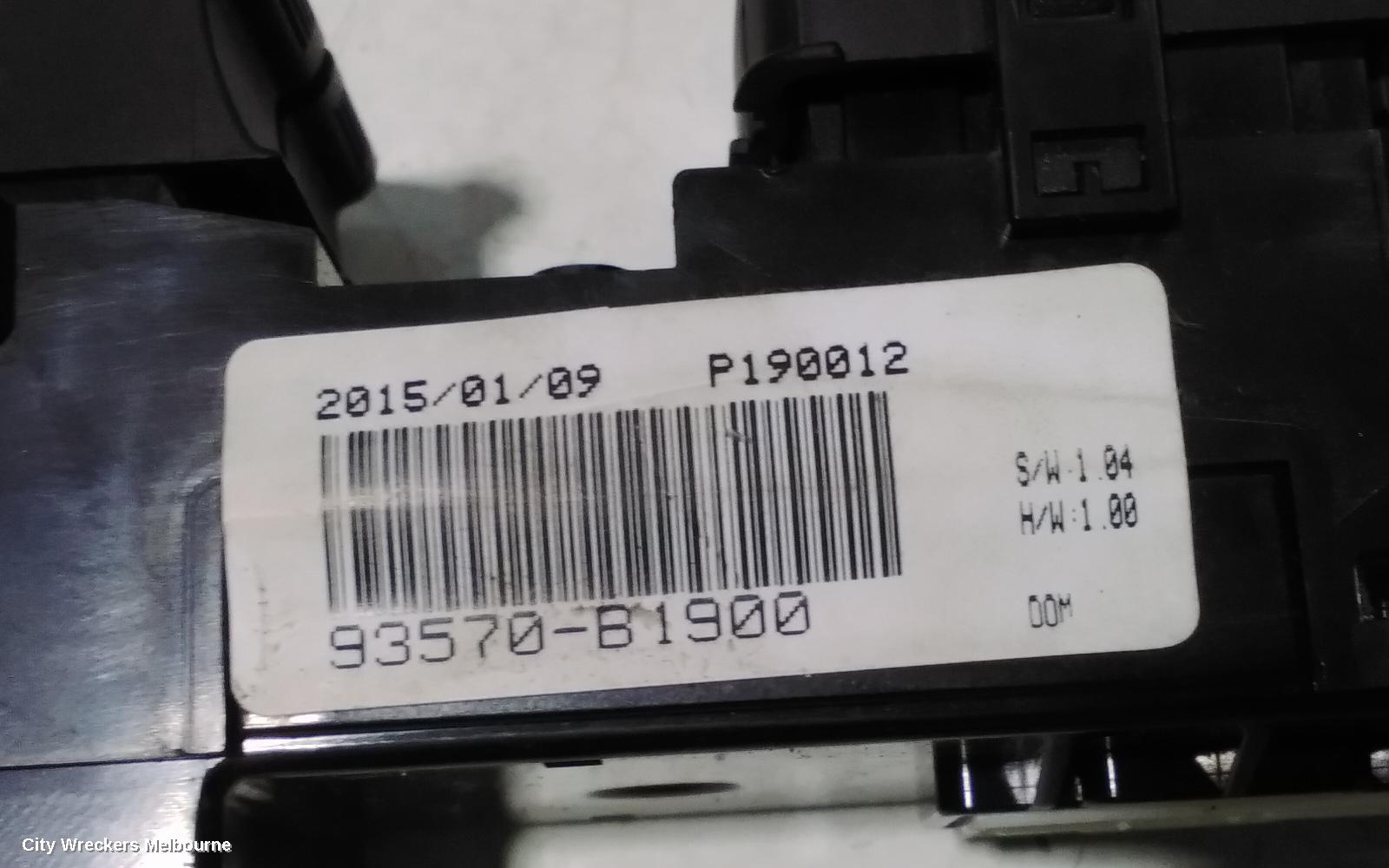 HYUNDAI GENESIS PWR DR WIND SWITCH, RH FRONT (MASTER SWITCH), DH, 11/2014 - 01/2018