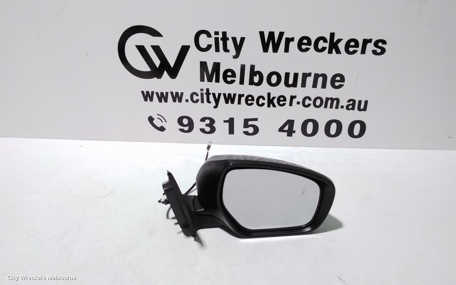 MAZDA CX9 RIGHT DOOR MIRROR, TB, NON BLINDSPOT, NON HEATED TYPE, 06/2009 - 12/2015