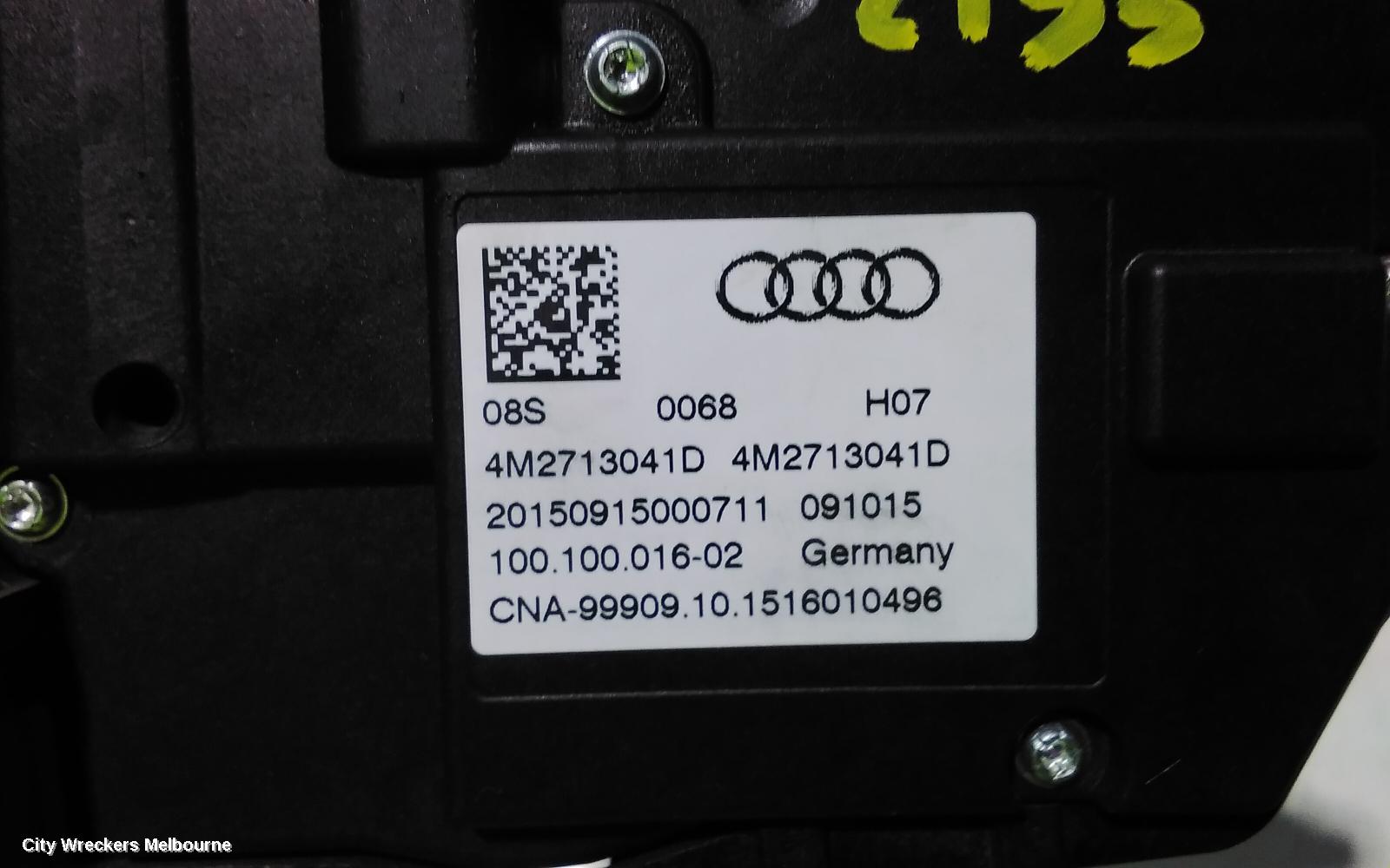 AUDI Q7 GEAR STICK/SHIFTER, 4M, NON SQ7, 09/2015 - 03/2020