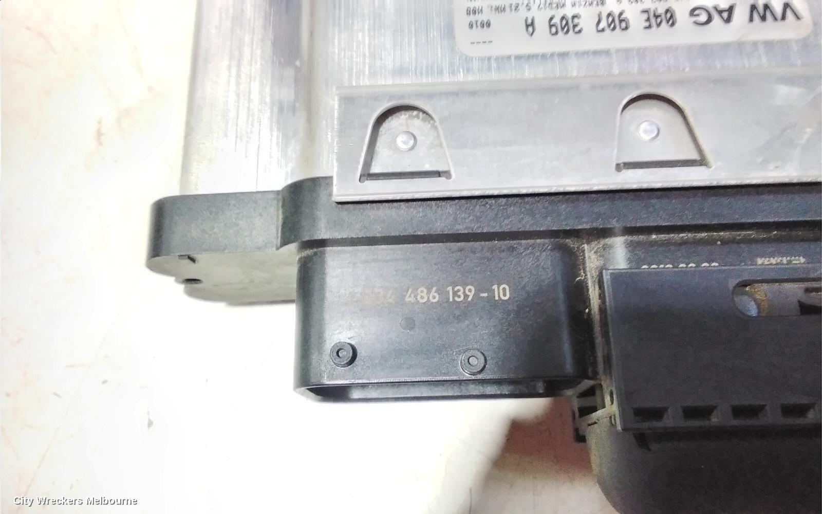 VOLKSWAGEN GOLF ECU, ENGINE ECU, 1.4, PETROL, AUTO, P/N 04E907309A, ECU ONLY, GEN 7, 11/2012 - 08/2020