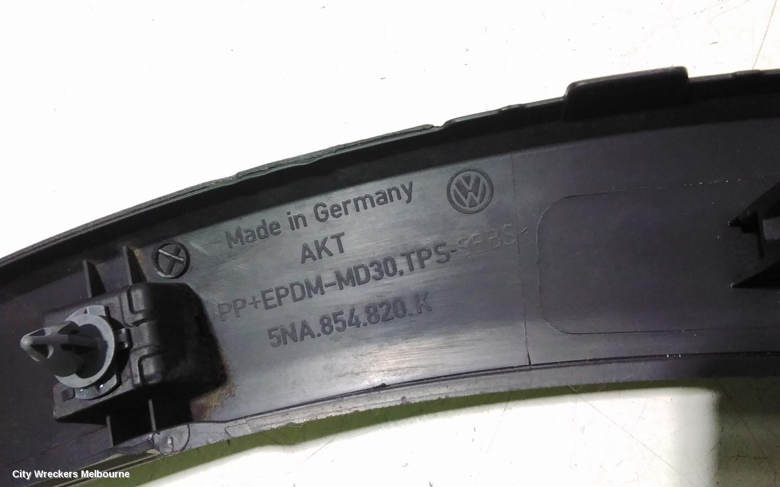 VOLKSWAGEN TIGUAN WHEEL ARCH FLARE, RH REAR, 5NA, 06/2016 ONWARDS