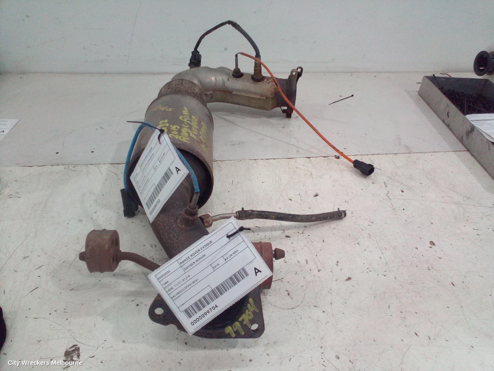 LAND ROVER RANGEROVER EVOQUE CATALYTIC CONVERTER, L538, 11/2011 - 01/2019