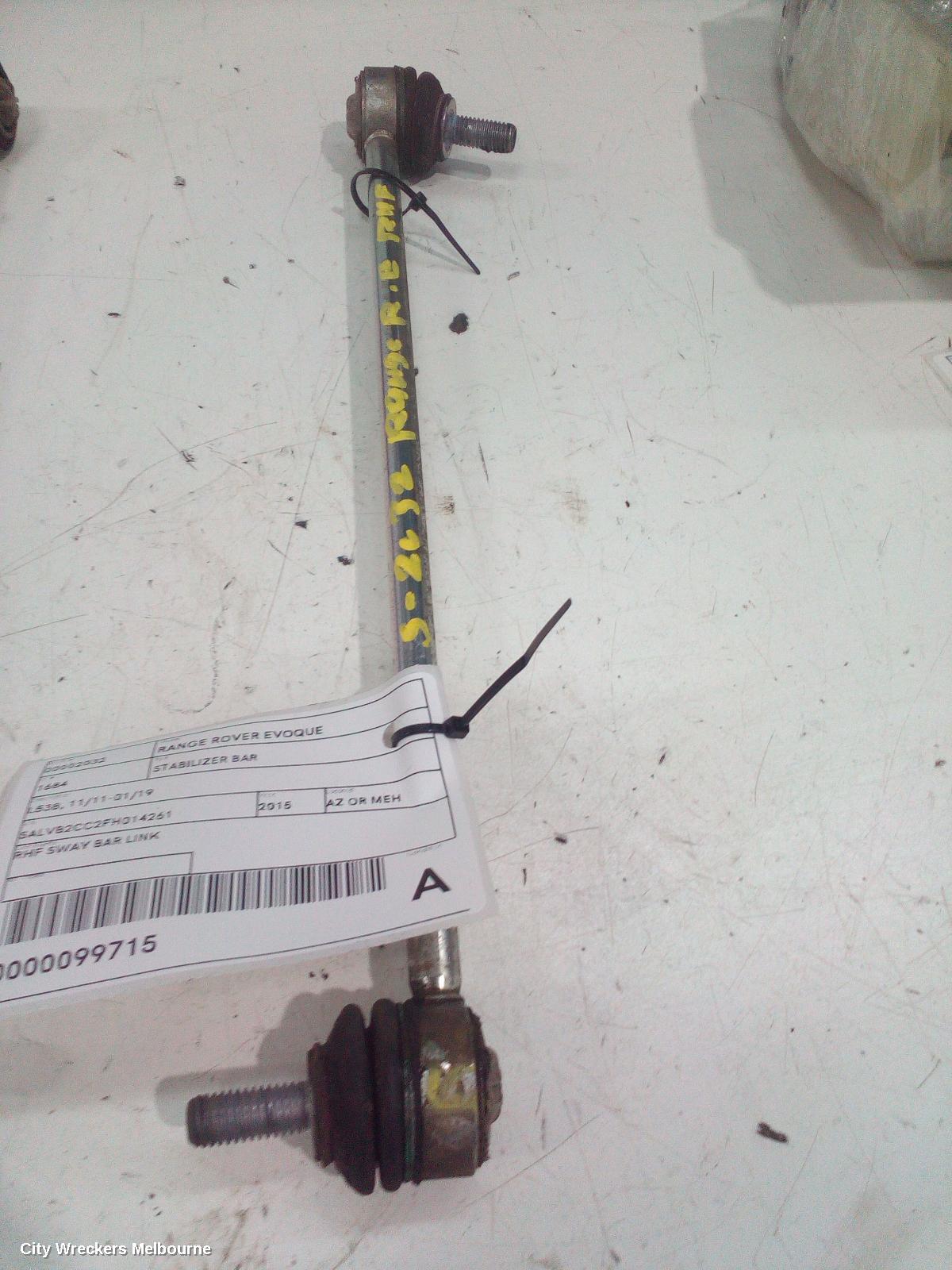 LAND ROVER RANGEROVER EVOQUE STABILISER BAR, L538, 11/2011 - 01/2019