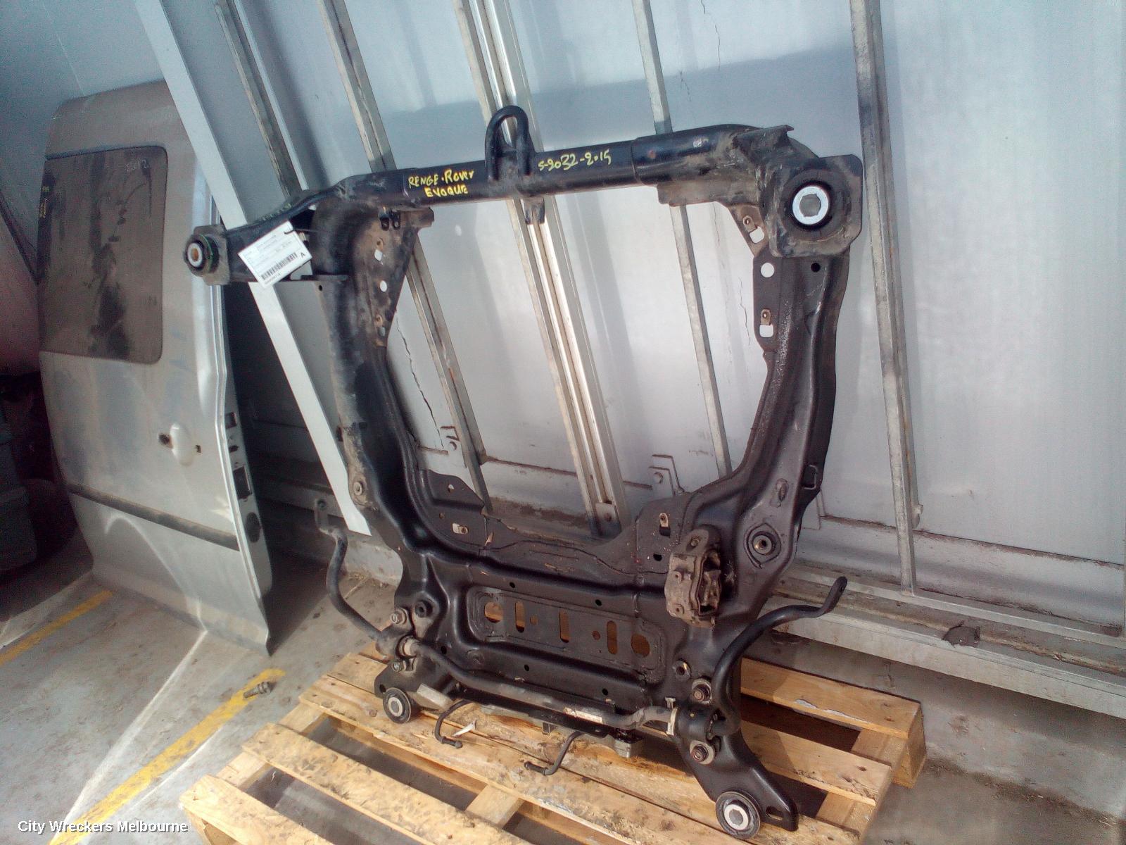 LAND ROVER RANGEROVER EVOQUE FRT XMEMBER/CRADLE, L538, 11/2011 - 01/2019