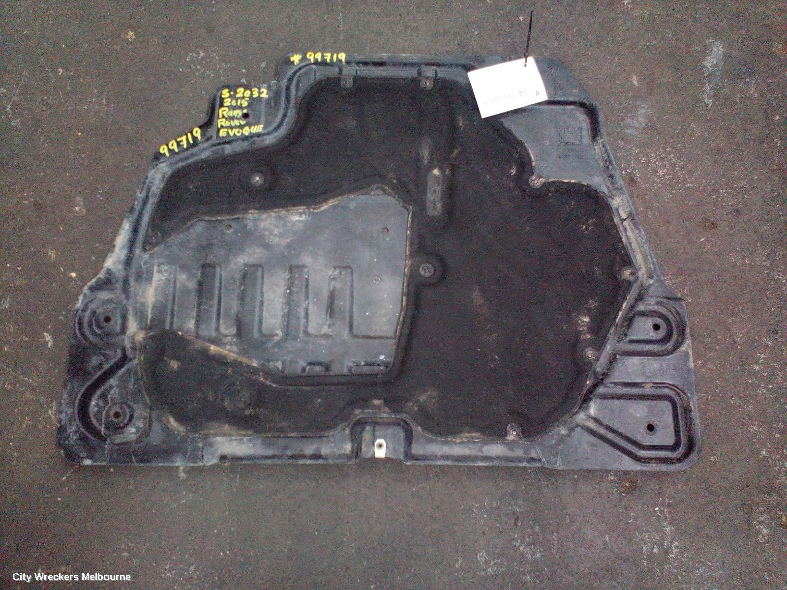 LAND ROVER RANGEROVER EVOQUE LOWER ENGINE SPLASH TRAY, L538, MAIN ENGINE SPLASH TRAY, 11/2011 - 01/2019