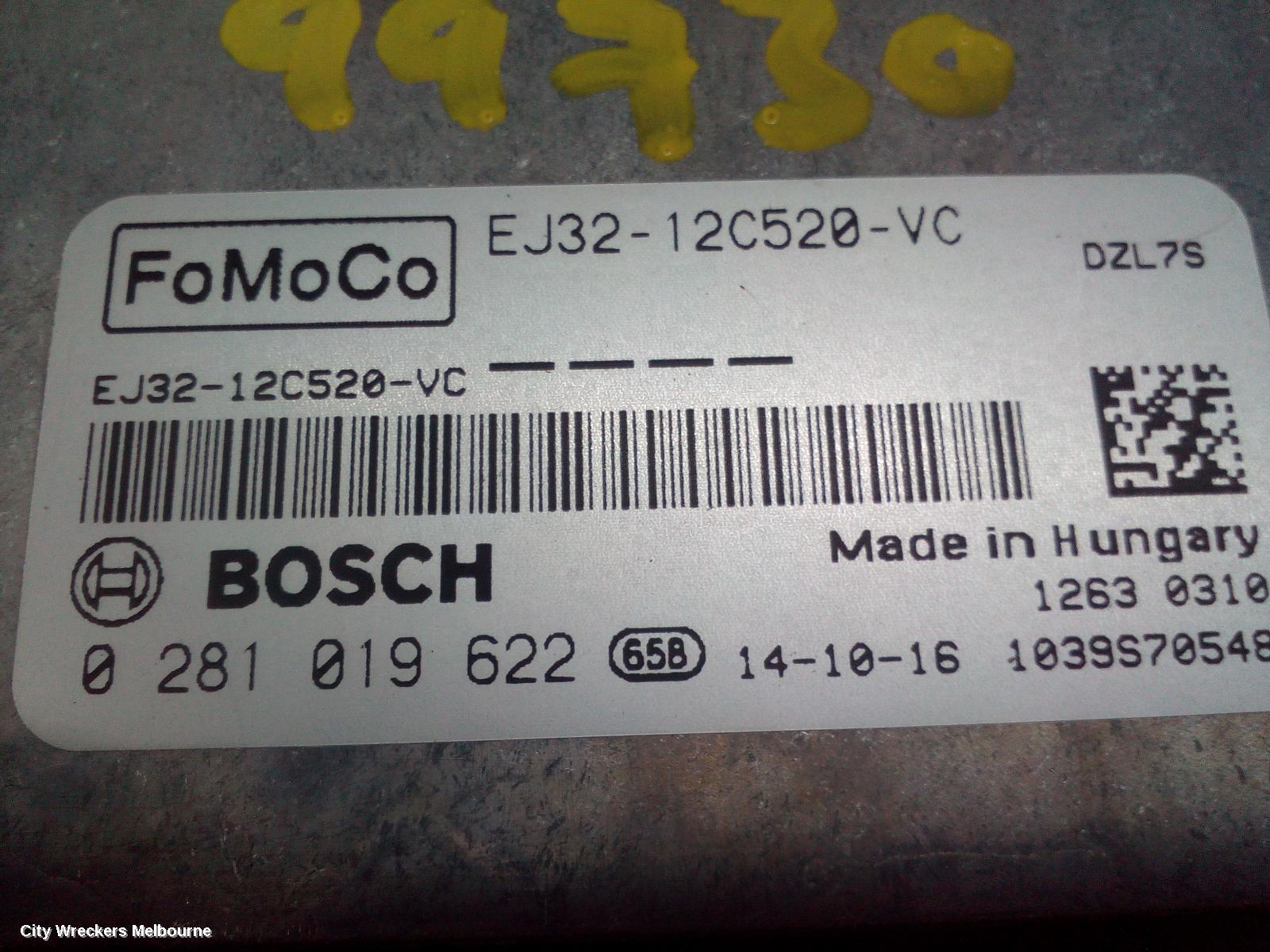 LAND ROVER RANGEROVER EVOQUE ECU, ENGINE ECU, 2.2, DIESEL, ECU ONLY, L538, 11/2011 - 08/2015