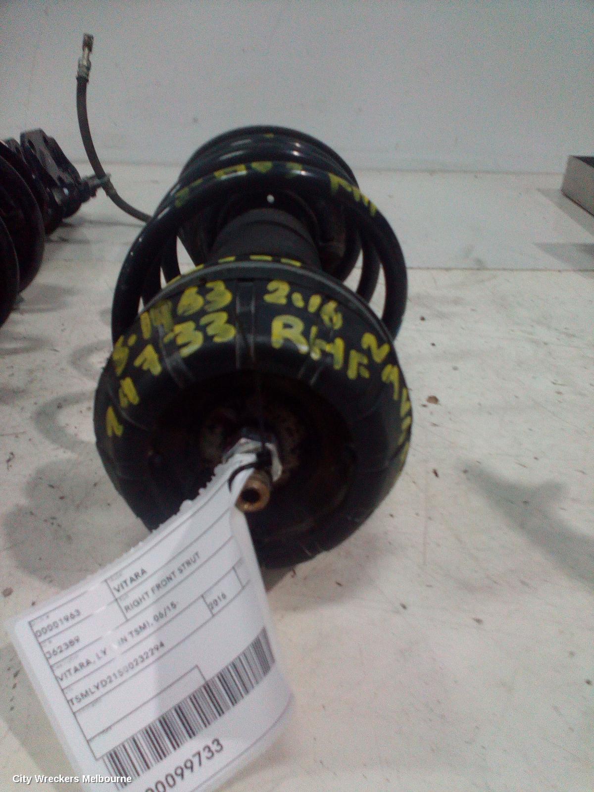SUZUKI VITARA RIGHT FRONT STRUT, VITARA, LY (VIN TSM), 06/2015 ONWARDS