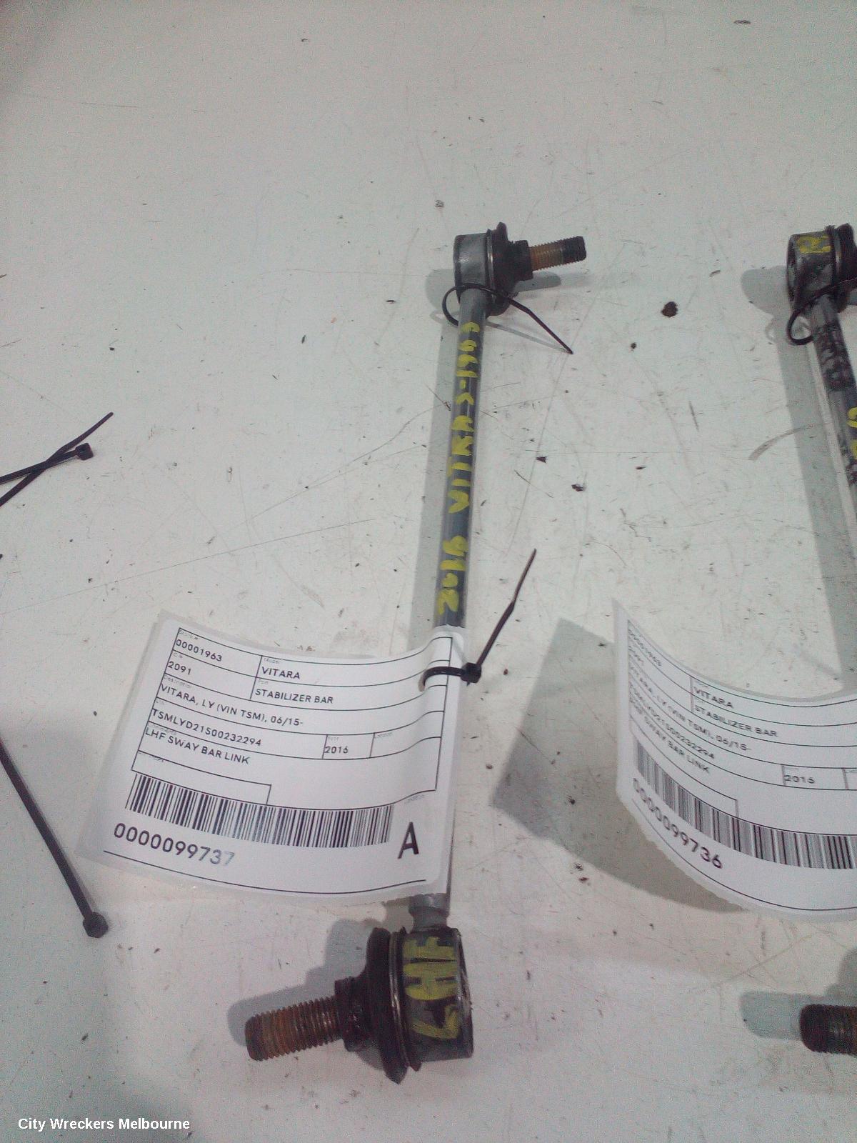 SUZUKI VITARA STABILISER BAR, VITARA, LY (VIN TSM), 06/2015 ONWARDS
