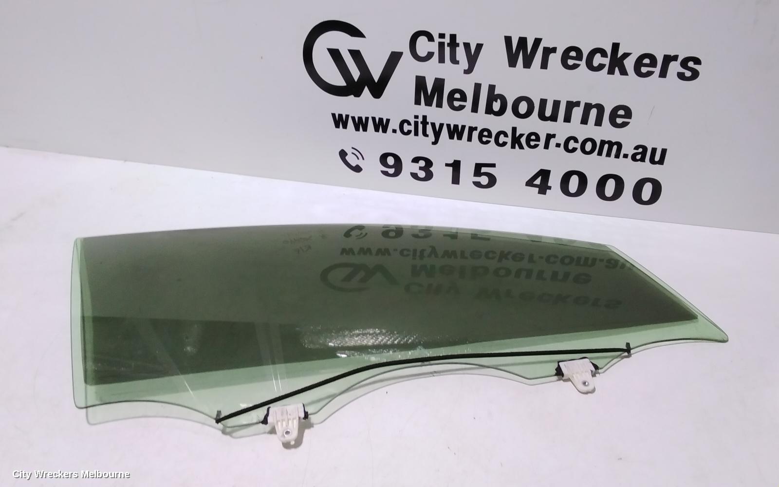 NISSAN MURANO RIGHT FRONT DOOR WINDOW, Z51, 12/2008 - 12/2014