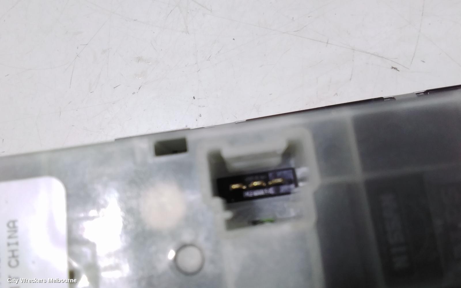 NISSAN MURANO PWR DR WIND SWITCH, RH FRONT (MASTER SWITCH), Z51, TI TYPE, 12/2008 - 12/2014