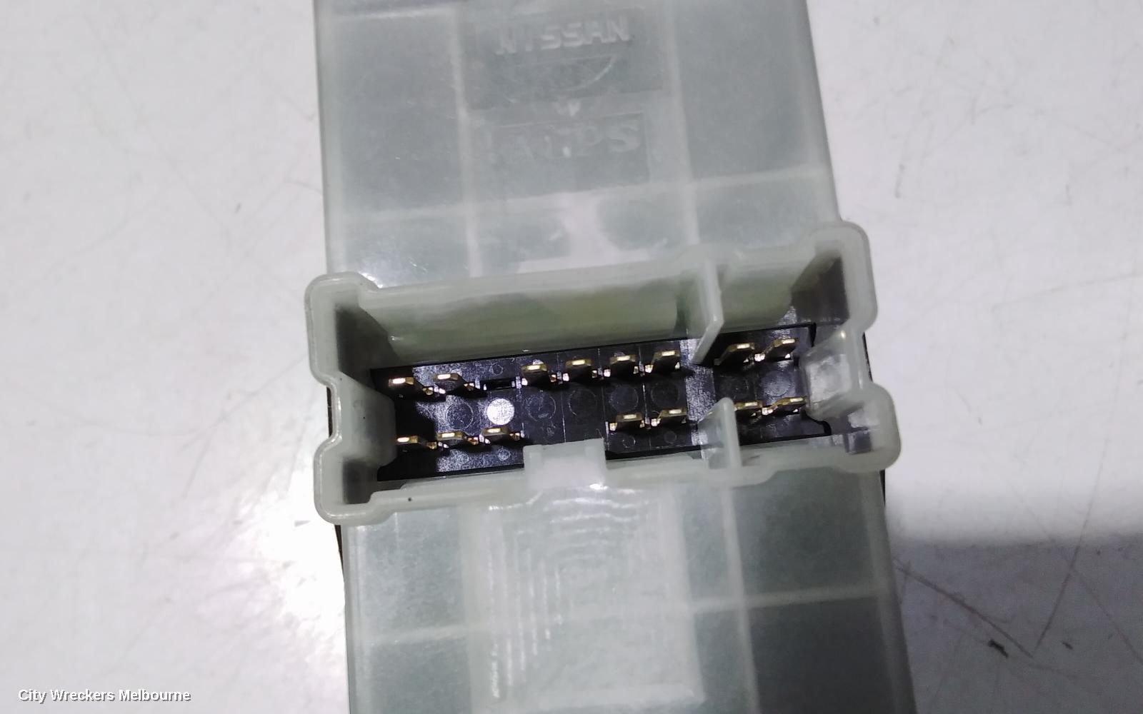 NISSAN MURANO PWR DR WIND SWITCH, RH FRONT (MASTER SWITCH), Z51, TI TYPE, 12/2008 - 12/2014