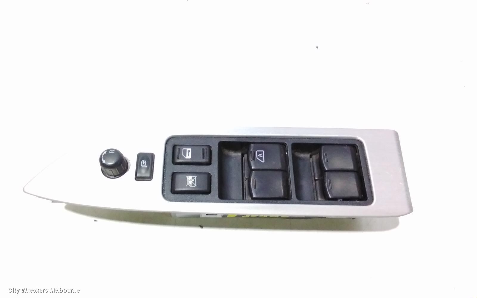 NISSAN MURANO PWR DR WIND SWITCH, RH FRONT (MASTER SWITCH), Z51, TI TYPE, 12/2008 - 12/2014
