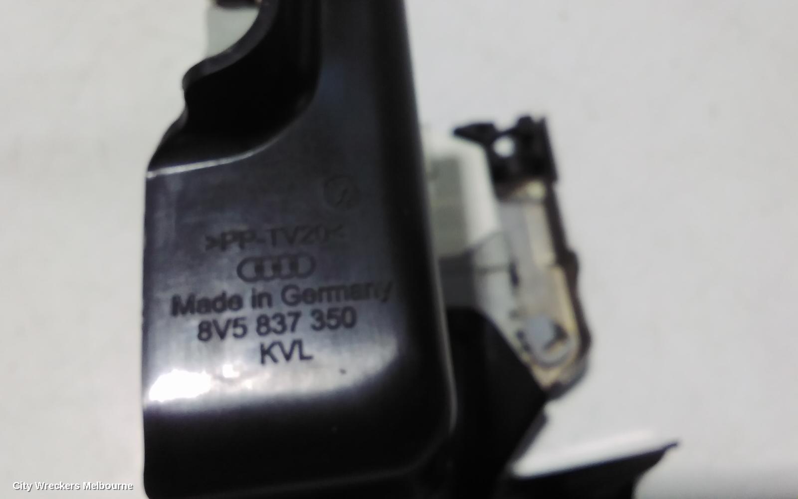AUDI A3 DOOR/BOOT/GATE LOCK, RIGHT FRONT DOOR LOCK, 8V, 05/2013 - 10/2020