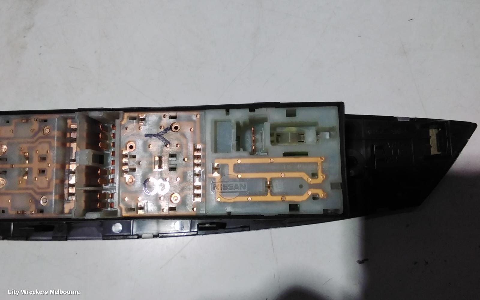 NISSAN MURANO PWR DR WIND SWITCH, RH FRONT (MASTER SWITCH), Z50, 05/2002 - 12/2008