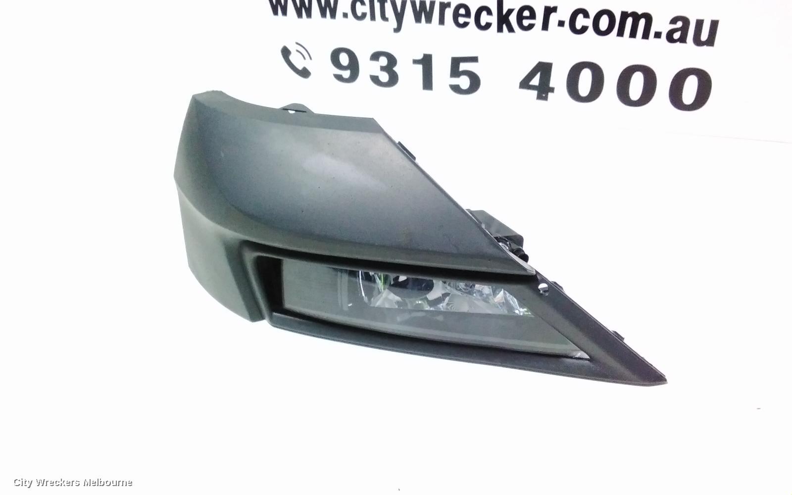 VOLKSWAGEN TIGUAN LEFT INDICATOR/FOG/SIDE, BUMPER FOGLAMP, NON ALLSPACE, BLACK INSERT, 5NA, 06/2016 - 05/2021