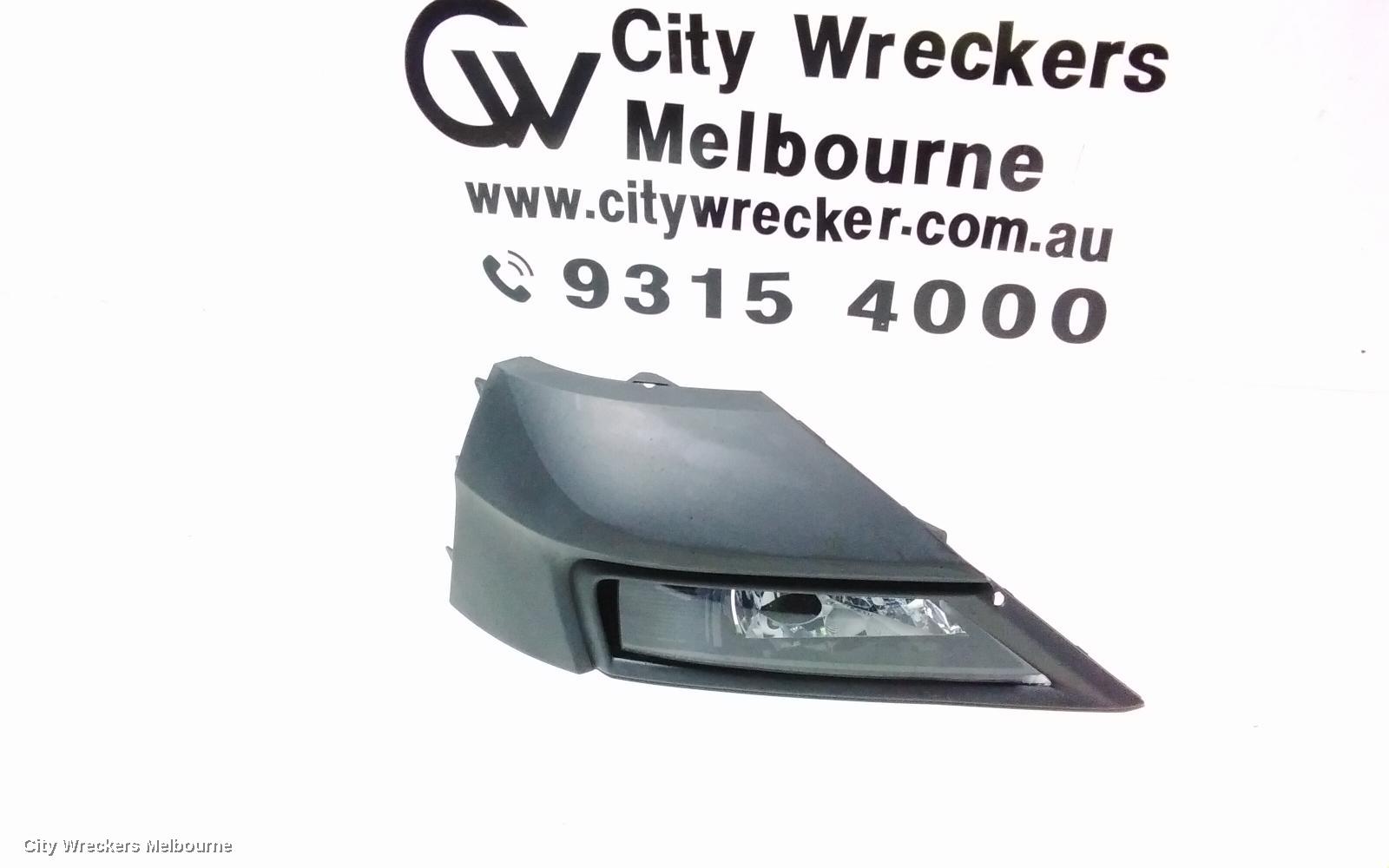 VOLKSWAGEN TIGUAN LEFT INDICATOR/FOG/SIDE, BUMPER FOGLAMP, NON ALLSPACE, BLACK INSERT, 5NA, 06/2016 - 05/2021