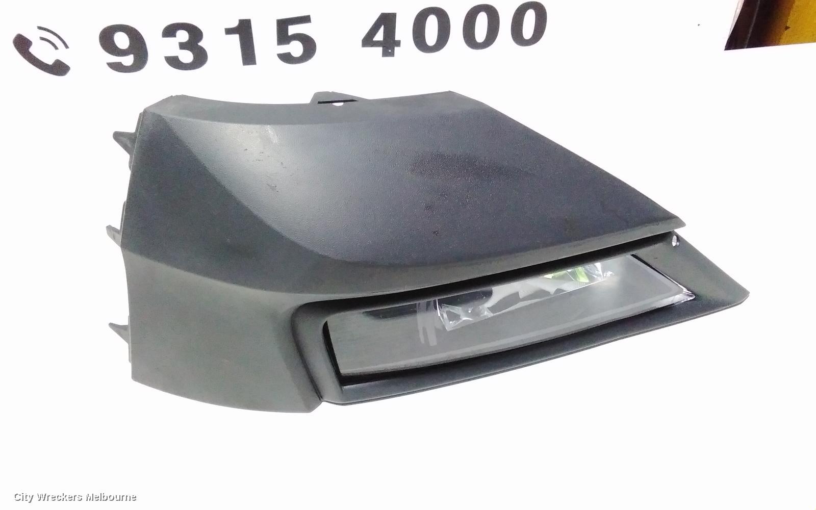 VOLKSWAGEN TIGUAN LEFT INDICATOR/FOG/SIDE, BUMPER FOGLAMP, NON ALLSPACE, BLACK INSERT, 5NA, 06/2016 - 05/2021