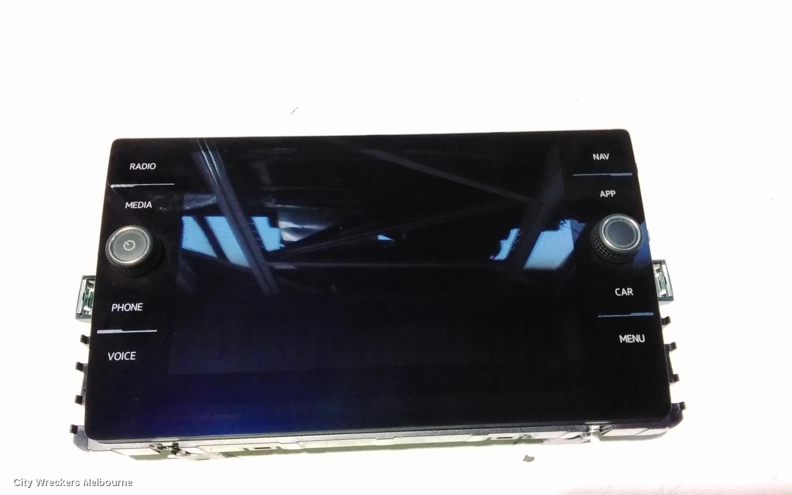 VOLKSWAGEN TIGUAN RADIO/CD/DVD/SAT/TV, DISPLAY UNIT, DISCOVER MEDIA 8IN, SAT NAV TYPE, 5NA, 06/2016 - 05/2021