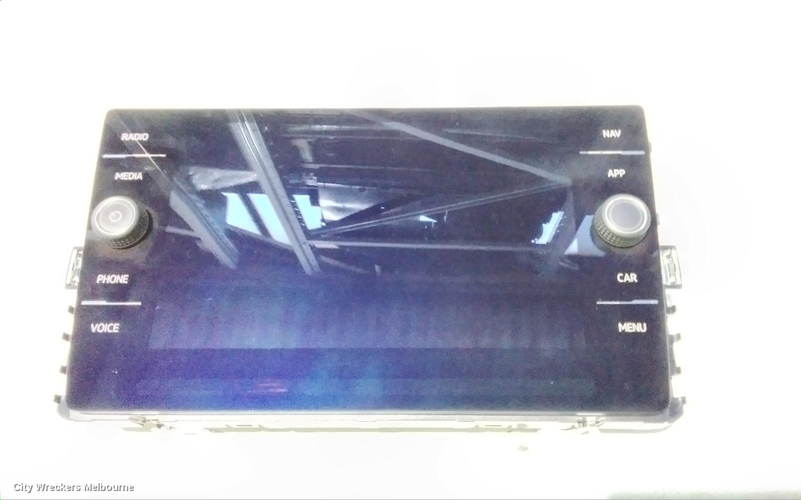 VOLKSWAGEN TIGUAN RADIO/CD/DVD/SAT/TV, DISPLAY UNIT, DISCOVER MEDIA 8IN, SAT NAV TYPE, 5NA, 06/2016 - 05/2021