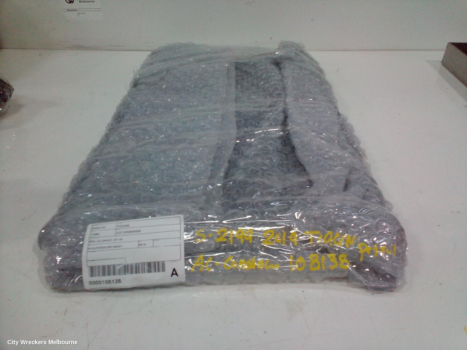 VOLKSWAGEN TIGUAN A/C CONDENSER, 5NA, ALLSPACE, 07/2018 ONWARDS
