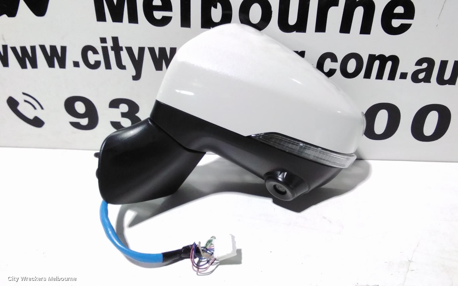 SUBARU OUTBACK LEFT DOOR MIRROR, 6TH GEN, POWER FOLD, HEATED, W/ CAMERA TYPE, 12/2017 - 12/2020