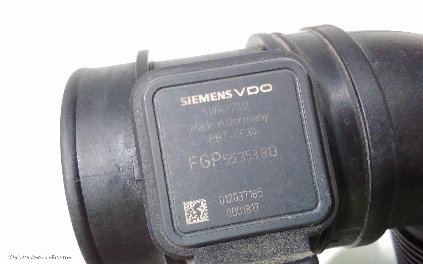 HOLDEN ASTRA AIR FLOW METER, AH, 1.8, Z18XER, 10/2004 - 08/2009
