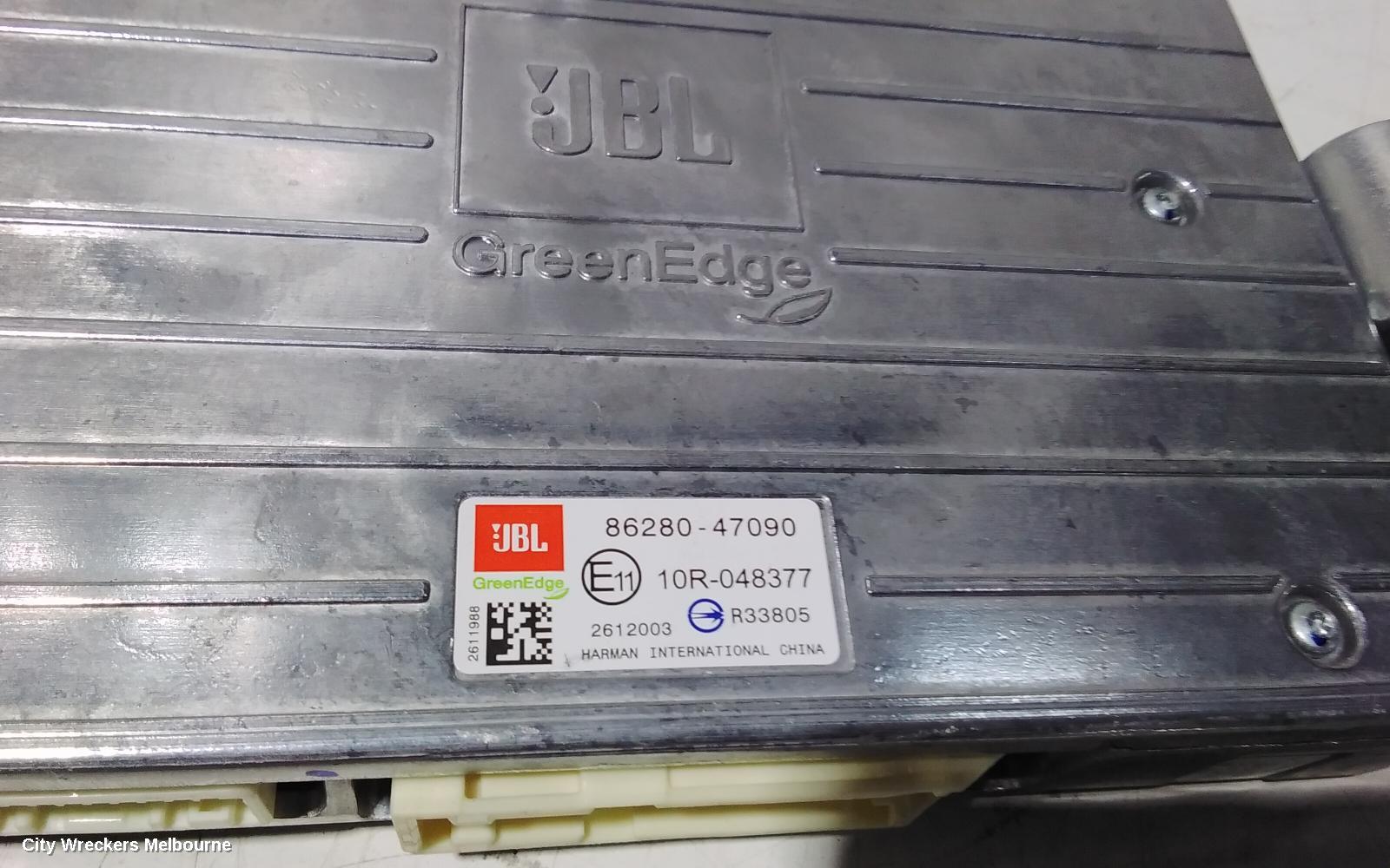 TOYOTA PRIUS RADIO/CD/DVD/SAT/TV, ZVW30R, AMPLIFIER, 07/2009 - 12/2015