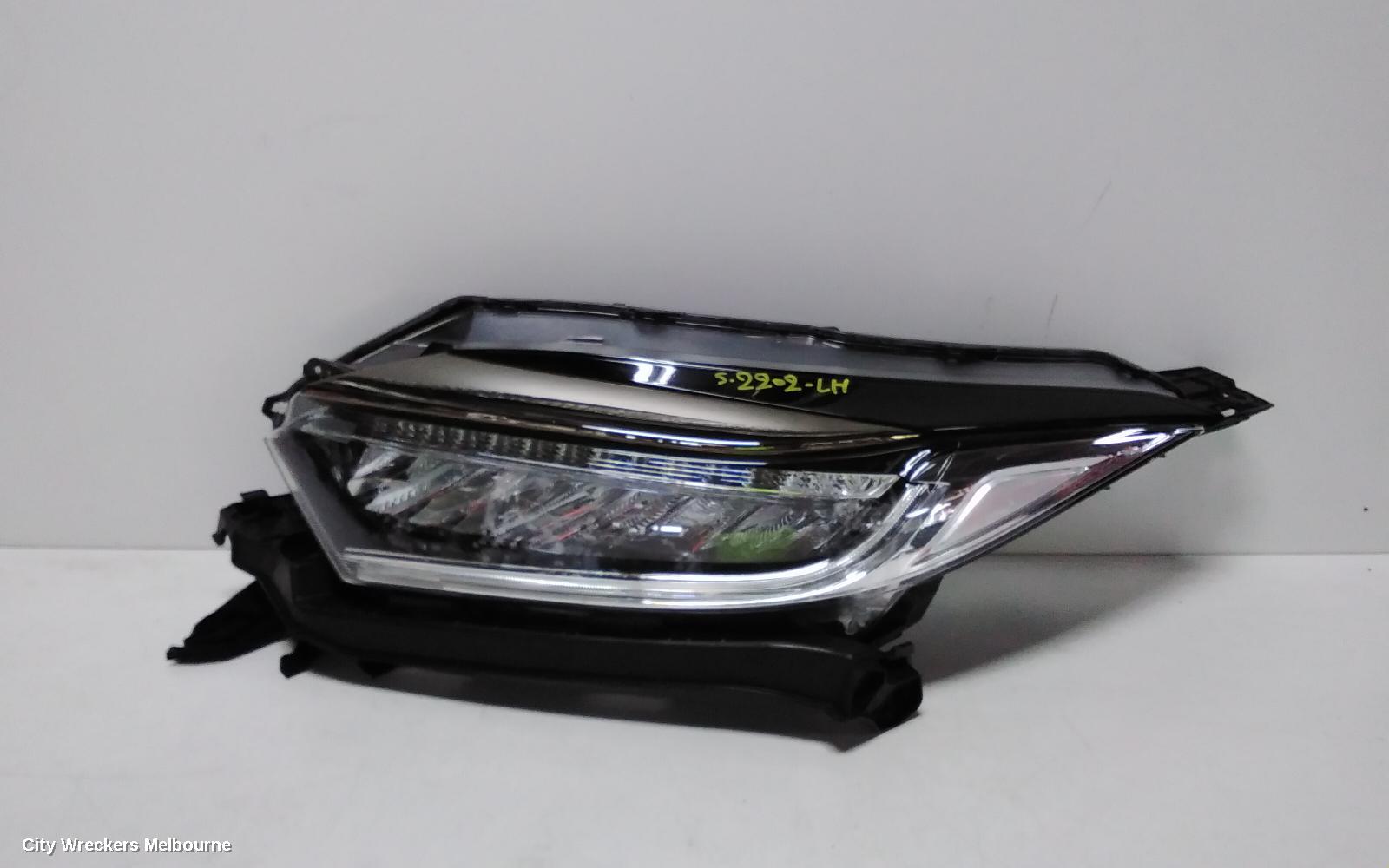 HONDA HRV LEFT HEADLAMP, RU5, VTI-S/RS/VTI-LX, LED TYPE, 07/2018 - 10/2021
