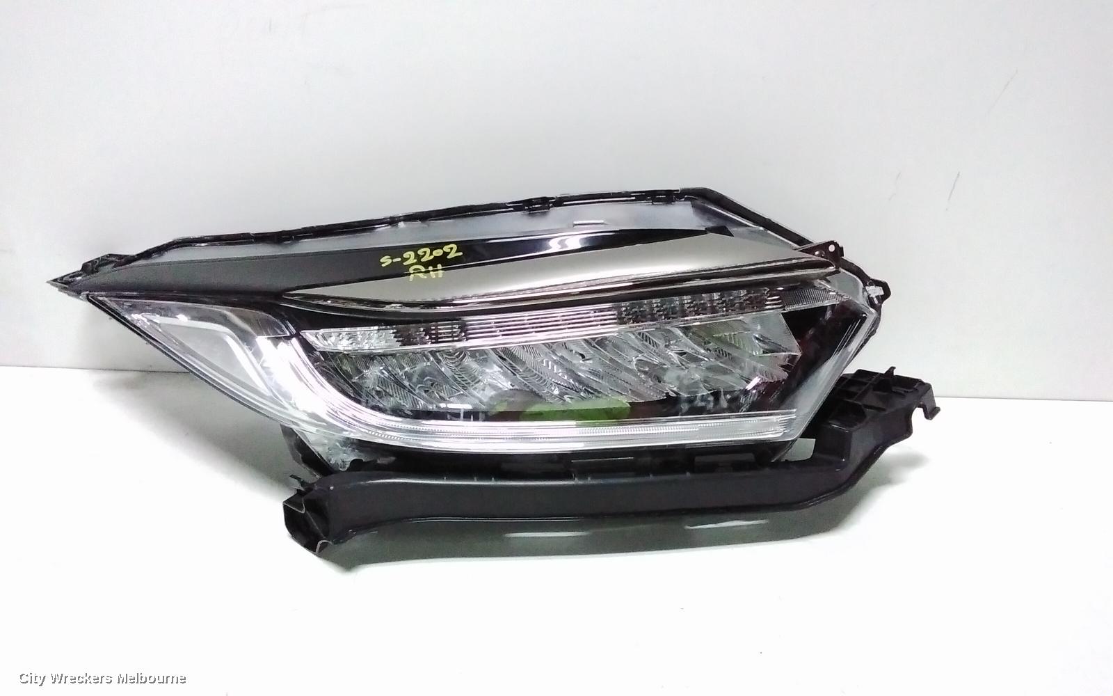 HONDA HRV RIGHT HEADLAMP, RU5, VTI-S/RS/VTI-LX, LED TYPE, 07/2018 - 10/2021