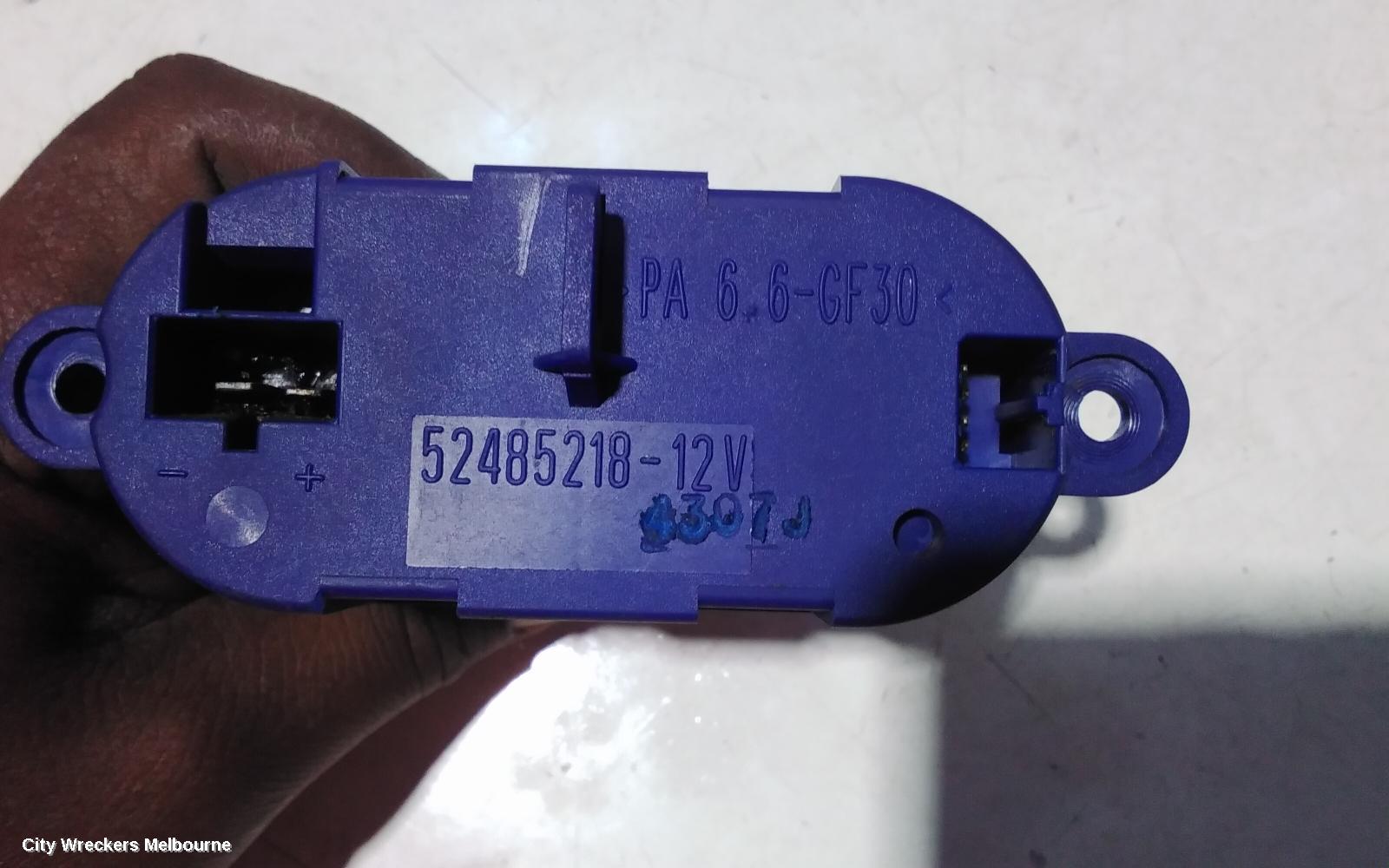 ALFA ROMEO 159 FAN SPEED RESISTOR, 06/2006 - 01/2012