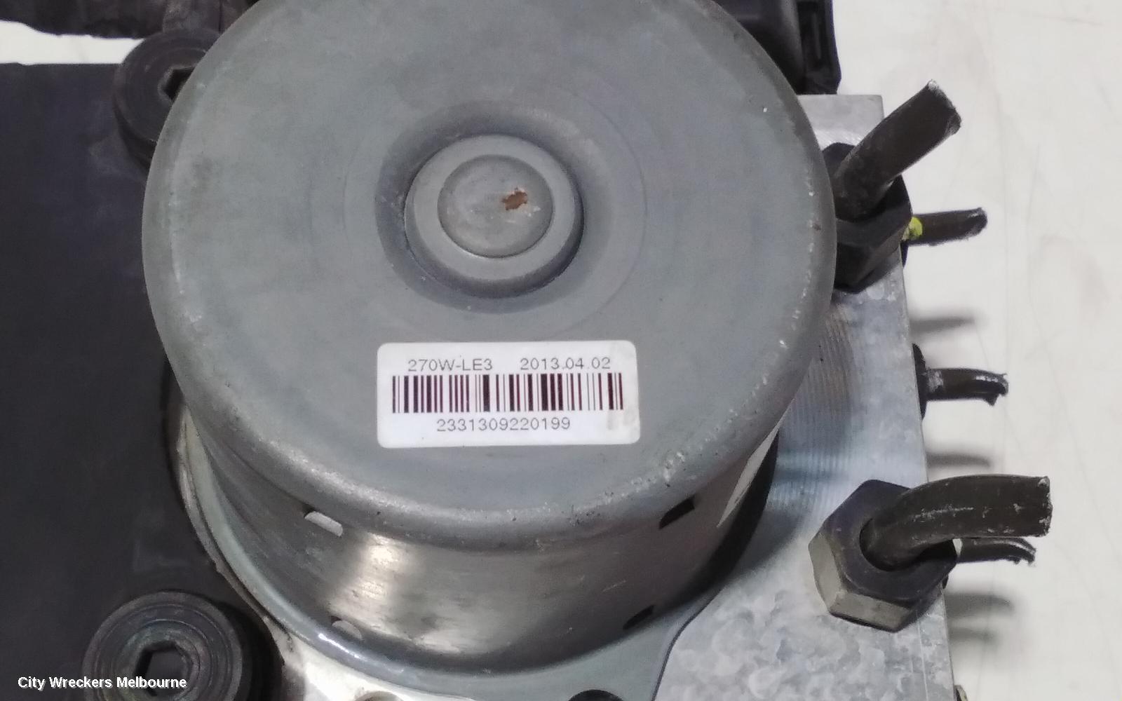 HYUNDAI VELOSTER ABS PUMP/MODULATOR, FS, TURBO, 07/2012 - 04/2015