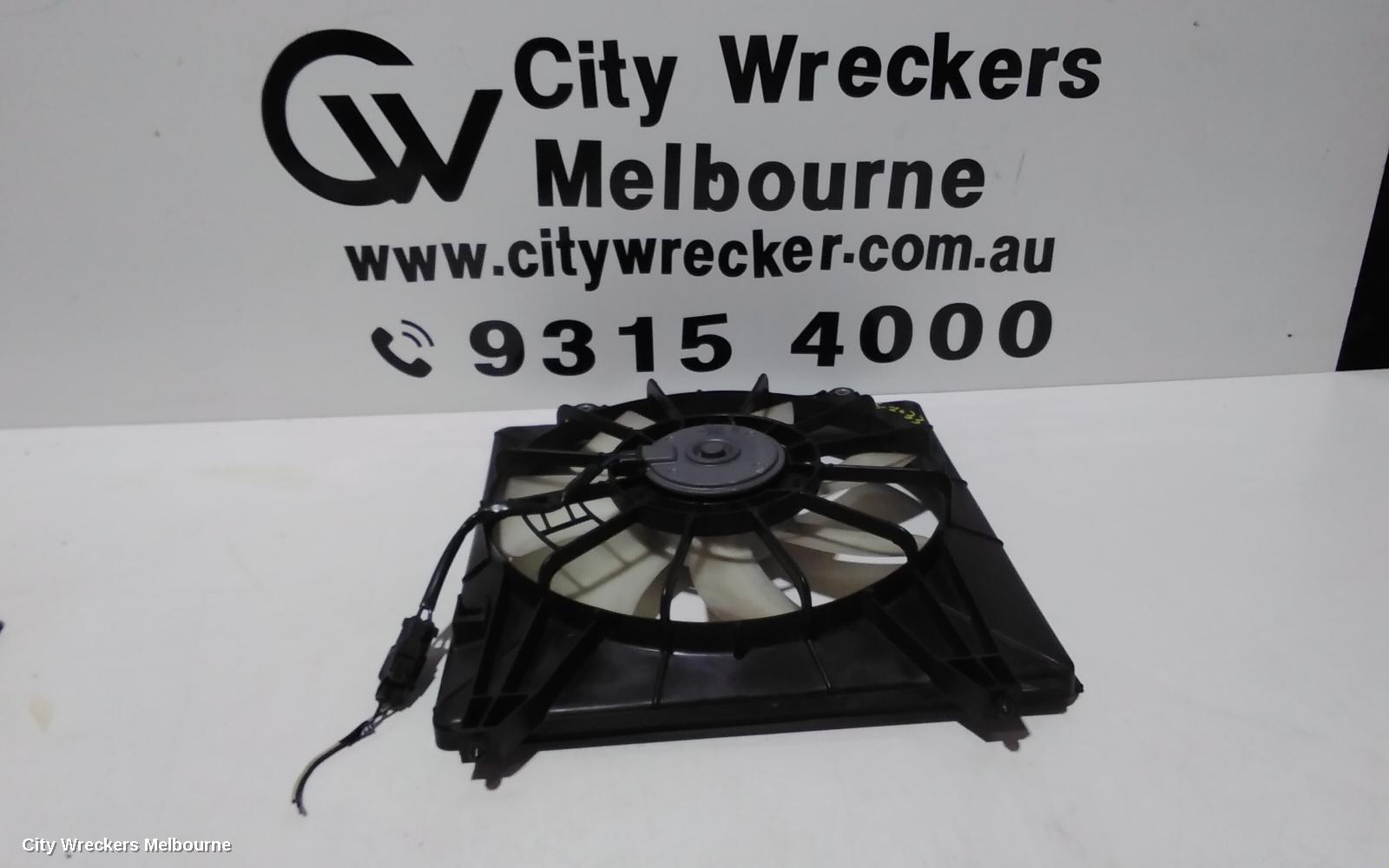 HONDA ACCORD FAN, A/C FAN, 2.4, 8TH GEN, EURO (VIN JHMCU), 06/2008 - 12/2015