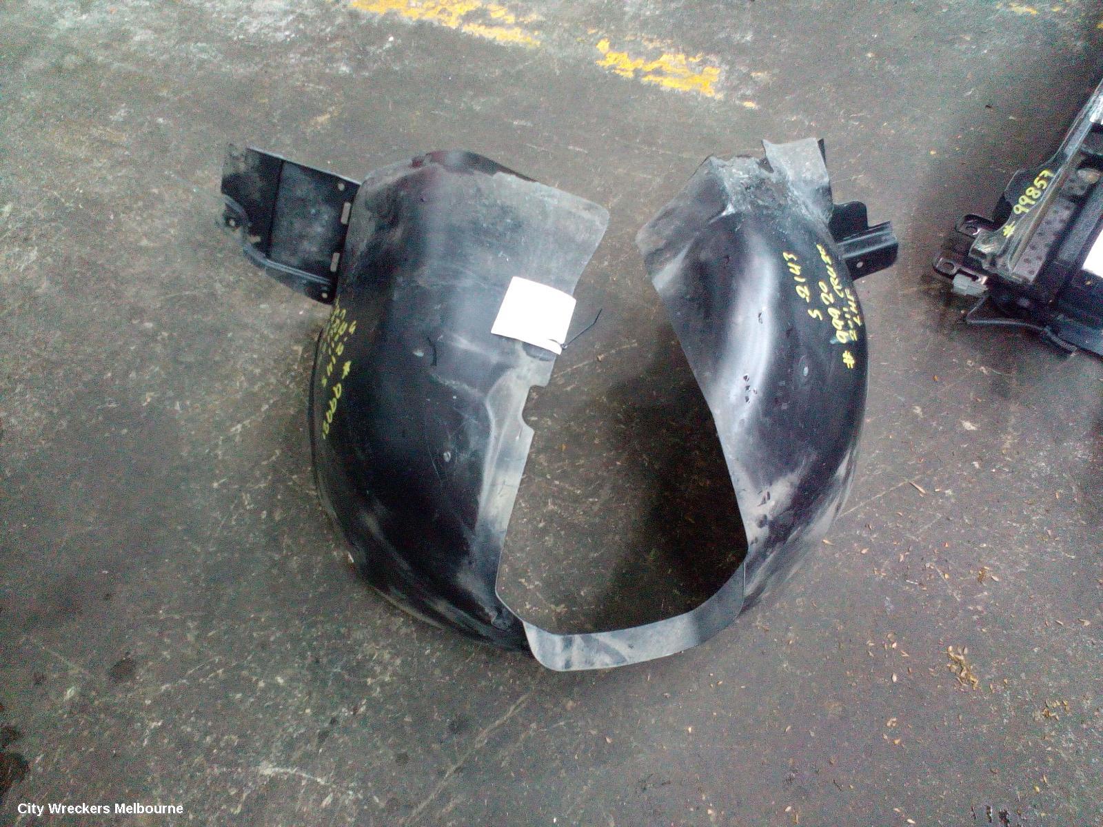 HOLDEN CRUZE LEFT GUARD LINER, FRONT, JH, SEDAN/HATCH, 03/2011 - 01/2017