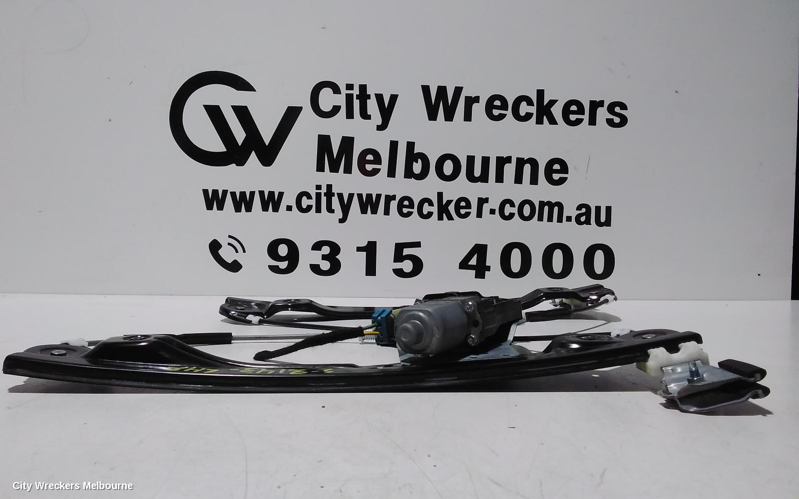 HOLDEN CRUZE LEFT FRONT WINDOW REG/MOTOR, JH, 03/2011 - 01/2017