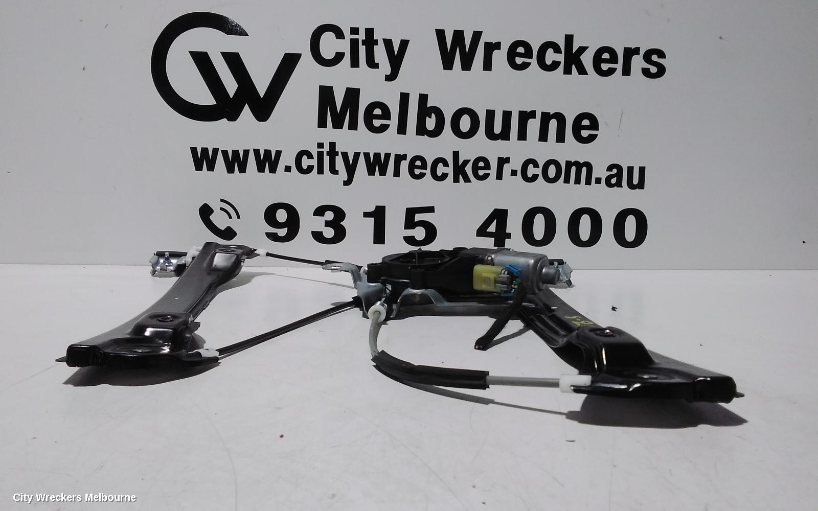 HOLDEN CRUZE LEFT FRONT WINDOW REG/MOTOR, JH, 03/2011 - 01/2017