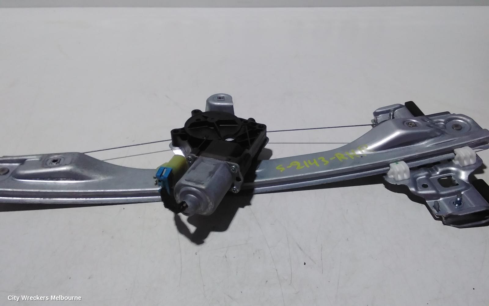 HOLDEN CRUZE RIGHT REAR WND REG/MOTOR, JG-JH, 03/2009 - 01/2017