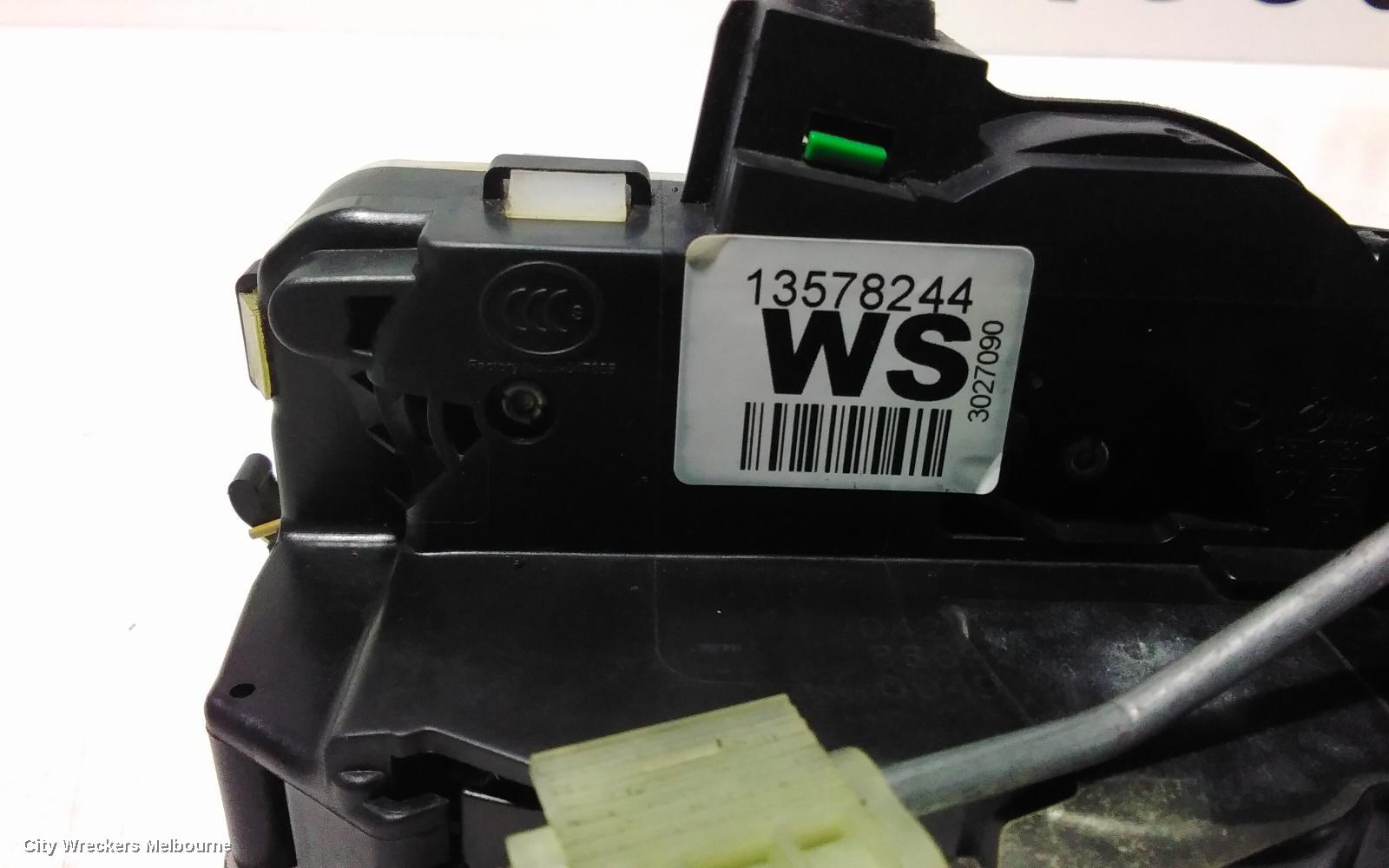 HOLDEN CRUZE DOOR/BOOT/GATE LOCK, LEFT REAR DOOR LOCK, JG-JH, 03/2009 - 01/2017