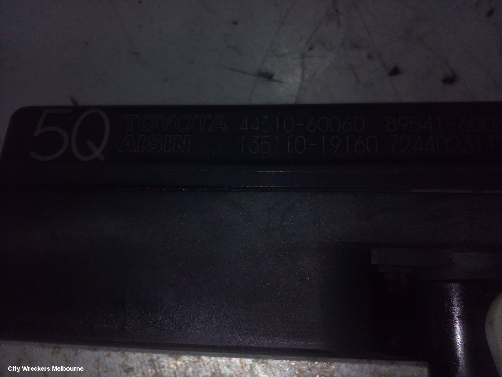 TOYOTA PRADO ABS PUMP/MODULATOR, 120 SERIES, ABS ONLY, P/N 44510-60060, 02/2003 - 10/2009