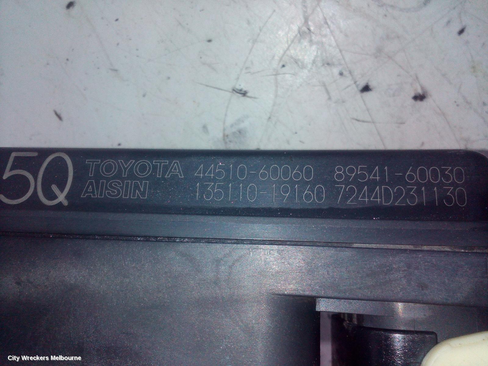 TOYOTA PRADO ABS PUMP/MODULATOR, 120 SERIES, ABS ONLY, P/N 44510-60060, 02/2003 - 10/2009